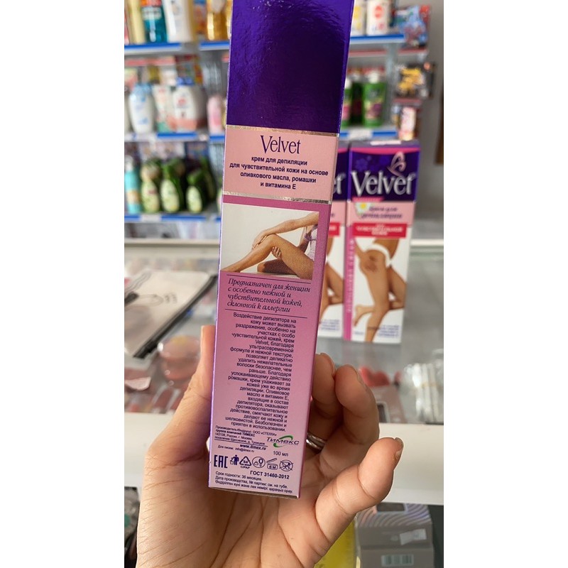 Tẩy lông Velvet 100ml