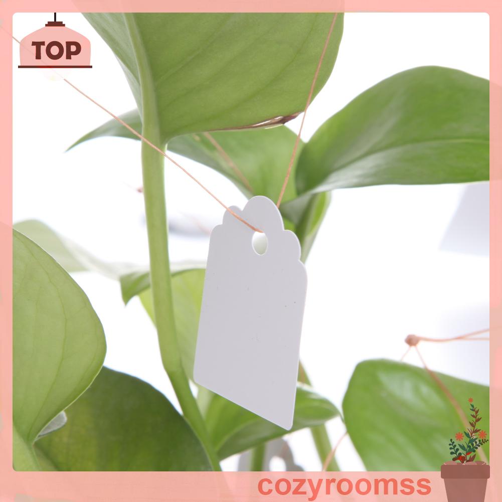 Bộ 100 Thẻ Nhựa Đánh Dấu Cây Trồng Chống Thấm Nước Tiện Dụng