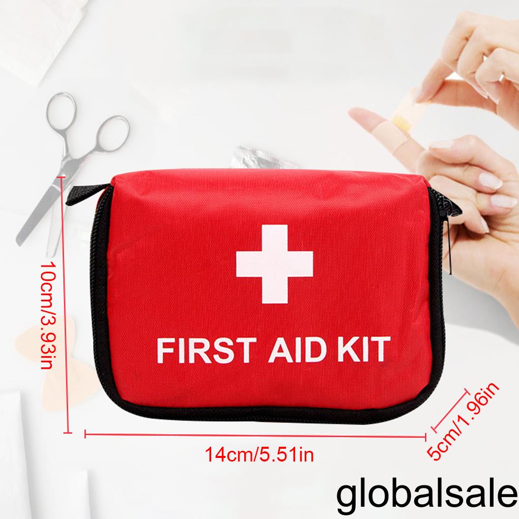 [Global] First Aid Kit Outdoor Car Travel Portable Emergency Empty Bag Camping Hiking Survival Pack