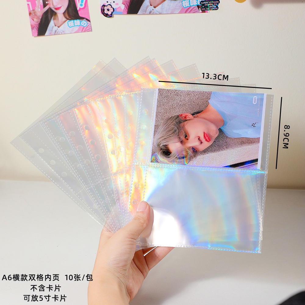 Sổ Còng Binder  Hộp Album Ảnh 6 Ngăn Khổ A5