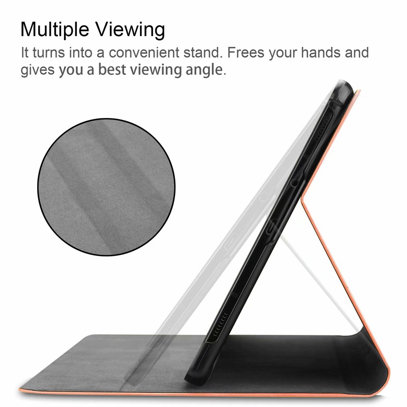 Bao da máy tính bảng có ngăn đựng bút cho Samsung Galaxy Tab S4 10.5 inch T830 T835 SM-T830