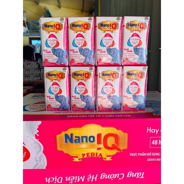 1 thùng sữa bột pha sẵn NaNo IQ 110ml