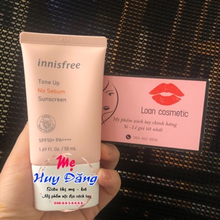 Kem chống nắng innisfree no sebum tone up
