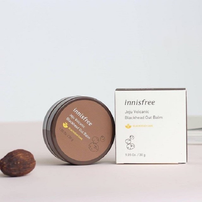 Sáp Làm Sạch Mụn Đầu Đen Chiết Xuất Tro Núi Lửa Innisfree Jeju Volcanic Black Head Out Balm 30g