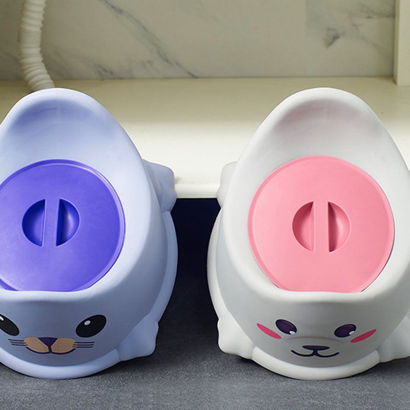 Ghế Ngồi Toilet Luyện Tập Cho Bé Trai Thiết Kế Di Động Dễ Thương