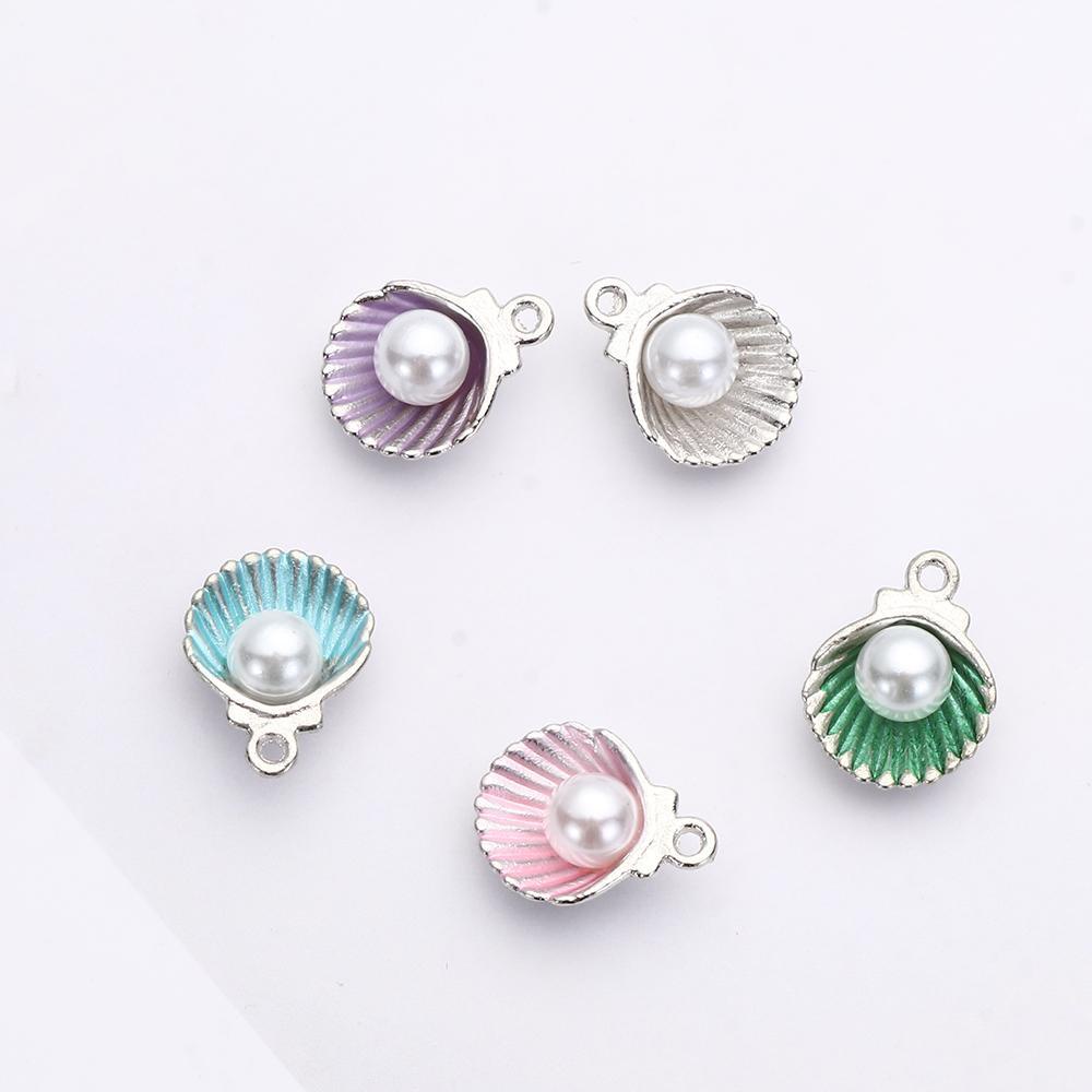 Set 10 Mặt Dây Chuyền Hình Vỏ Sò DIY