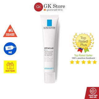 Set Kem Dưỡng Giảm Mụn Đầu Đen, Bóng Nhờn La Roche-Posay Effaclar K+ 40ml + Gel Rửa Mặt Effaclar 50ml
