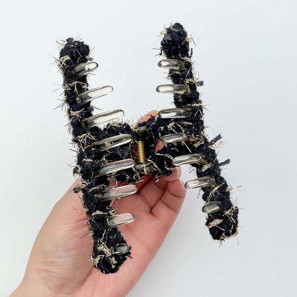 Kẹp Tóc Càng Cua Lớn Bằng Vải Bông Cho Nữ