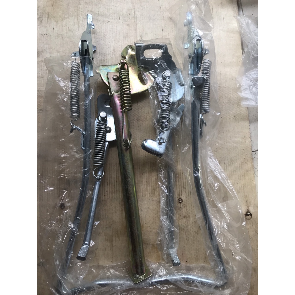 Các loại  chân chống xe đạp các loại xe mini , cào cào , xe thồ, xe trẻ em