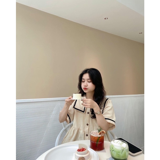 Áo babydoll thuỷ thủ - ảnh thật