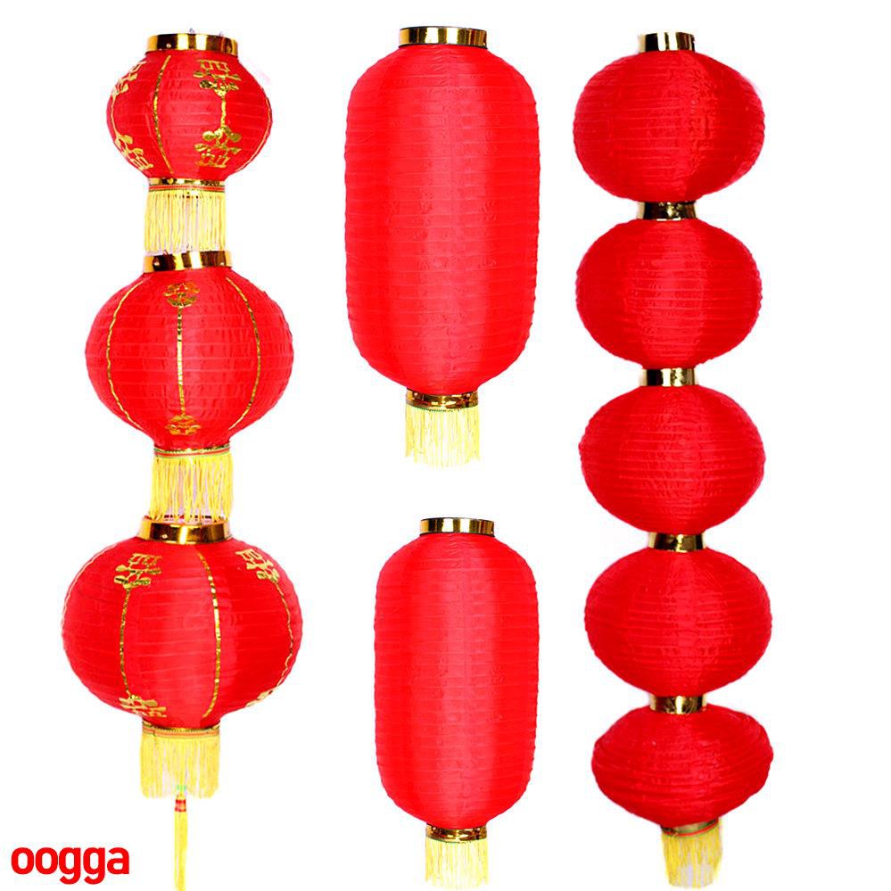 Lồng Đèn Trang Trí Năm Mới Màu Đỏ