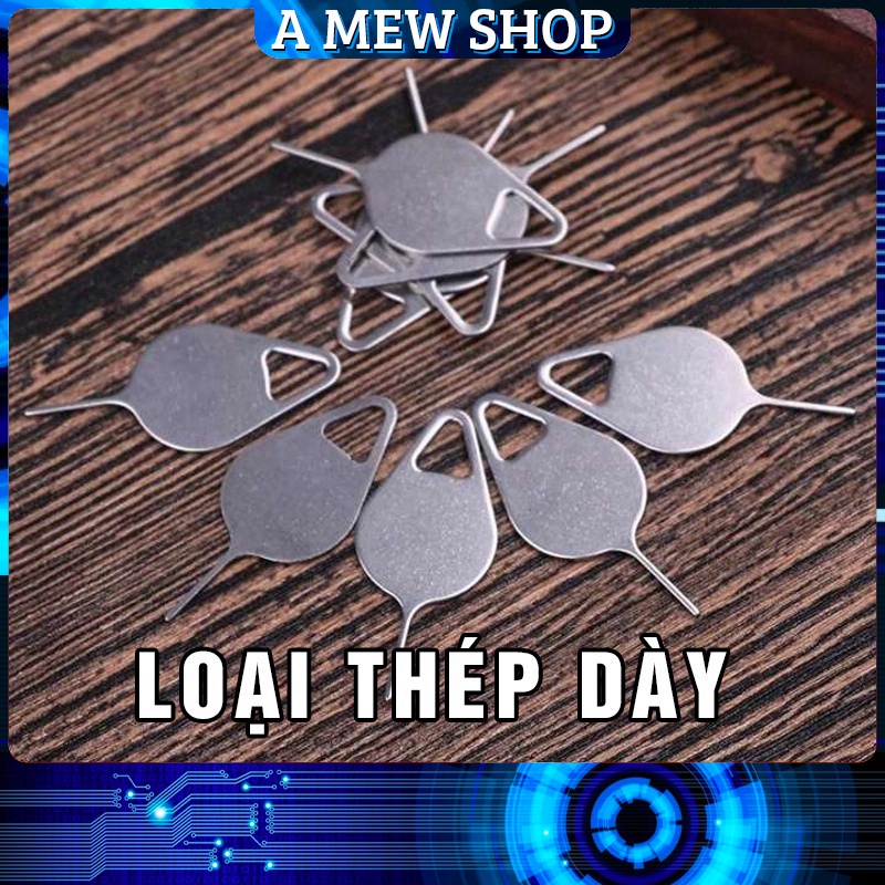 Que Chọc Sim, loại tiện dụng, thép dày dặn - A MEW SHOP