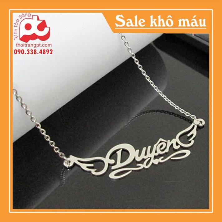 [ Siêu SALE ] Dây chuyền theo tên inox