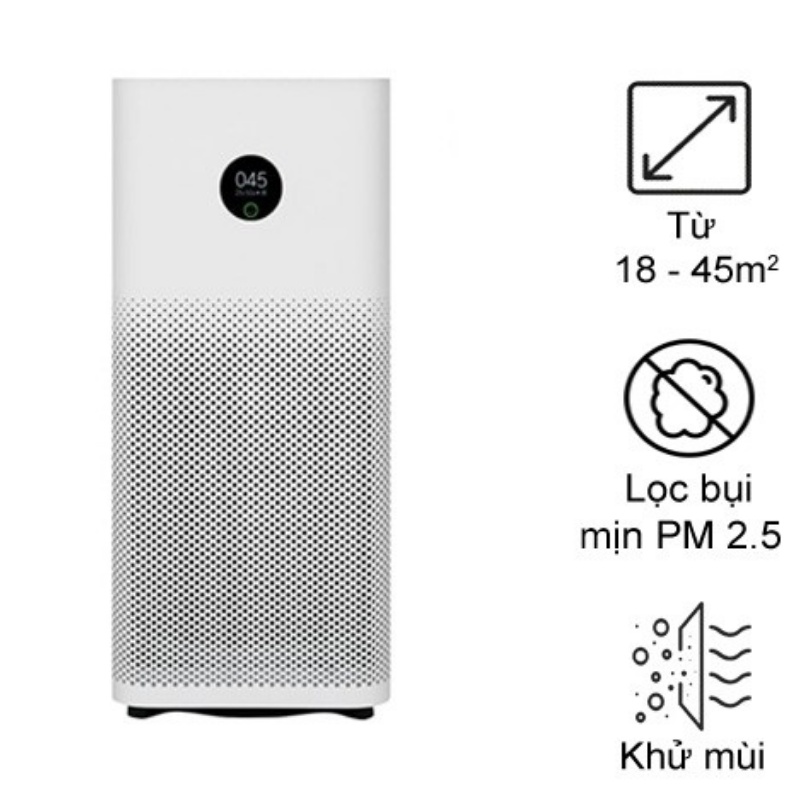 [Hỏa Tốc - HCM] Máy Lọc Không Khí Mi Air Purifier 3H | 3C Chính Hãng | Bản Quốc Tế | BH 12 Tháng | LSB Store