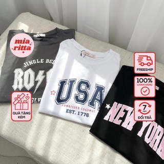 Áo phông oversize retro ayretro dáng rộng Retrotee Mia Ritta
