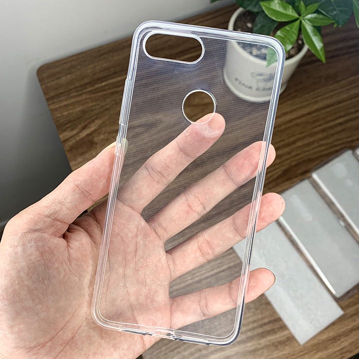 Ốp Silicon trong suốt REALME C1, C2,C3,C11,C12,C15,V5,X50,5S, ốp lưng chống sốc bảo vệ điện thoại Eduase86