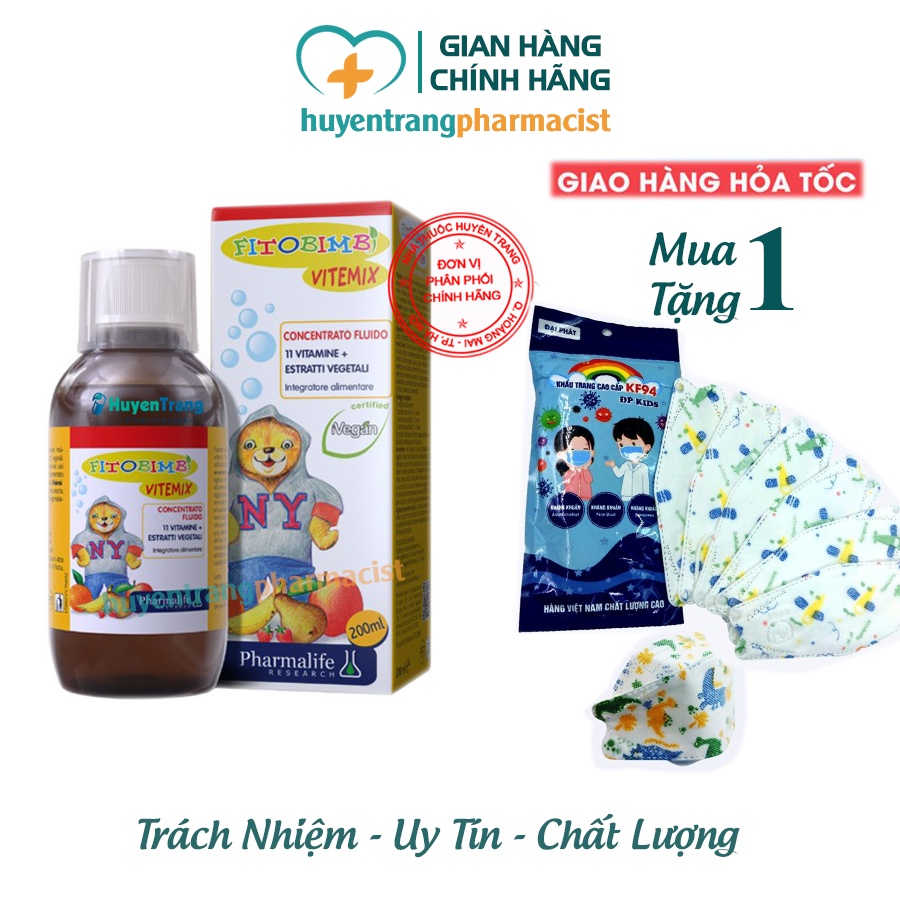 Vitemix Bimbi - Bổ sung Vitamin và Khoáng Chất cho Trẻ (Chai 200ml)