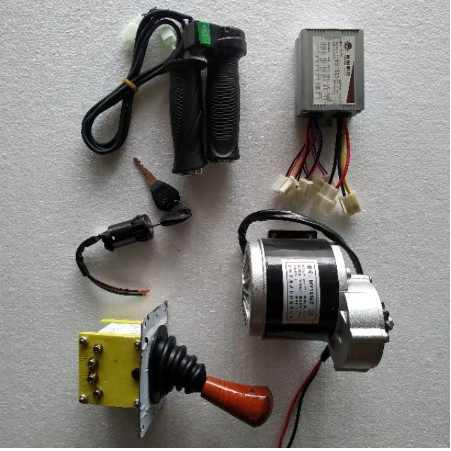 Combo 350w mô tơ DC 24v. Chế xe điện, cơ cấu truyền động cơ khí, kéo xích xe đạp. Vòng tua 312v/p