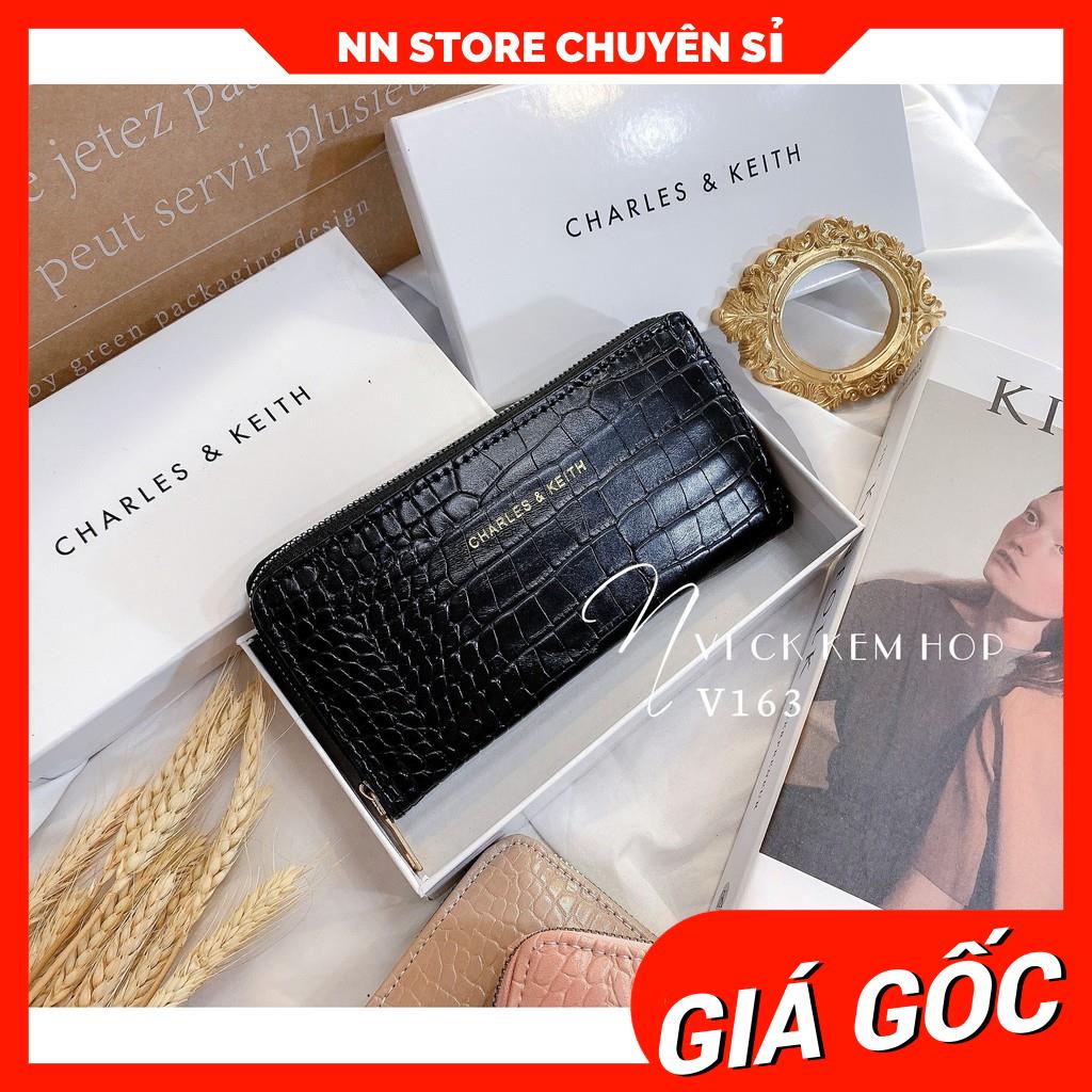 VÍ C&amp;K KÈM HỘP SANG TRỌNG V163 ⚡FREESHIP⚡100% ẢNH THẬT⚡ NN CHUYÊN SỈ - NN STORE