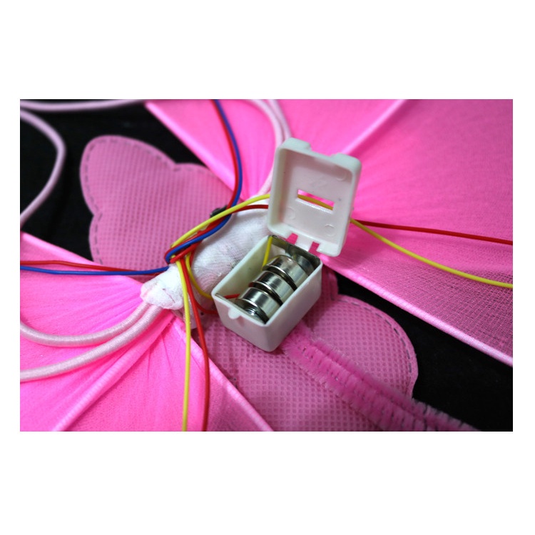 Đồ chơi cánh bướm 2 lớp 6 cánh nhiều màu sắc kèm bờm gậy phép cho bé