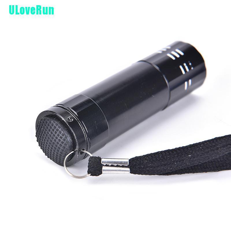 Đèn Pin 9 LED UV Mini Chuyên Dụng Cho Kiểm Tra