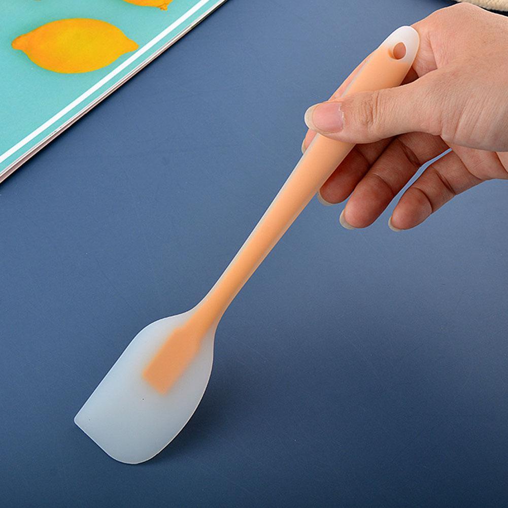 Thìa Phết Kem Bằng Silicone 6 Màu Trong Suốt I3K2 P9X1 A9S8