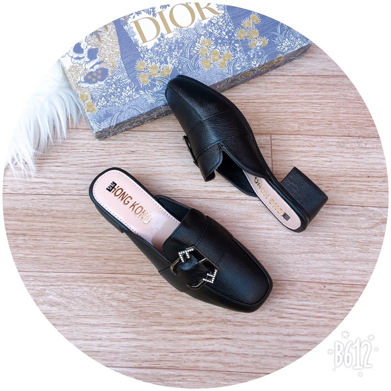 giầy sục khoá gót 4 cm ( hình thât)
