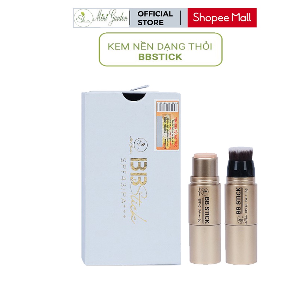 Kem nền BBStick MiniGarden trang điểm, chống nắng SPF 43 PA+++