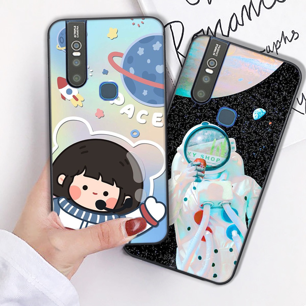 Ốp lưng Vivo V15 - Vivo V15 Pro mẫu  vũ trụ ốp phi hành gia cực đẹp