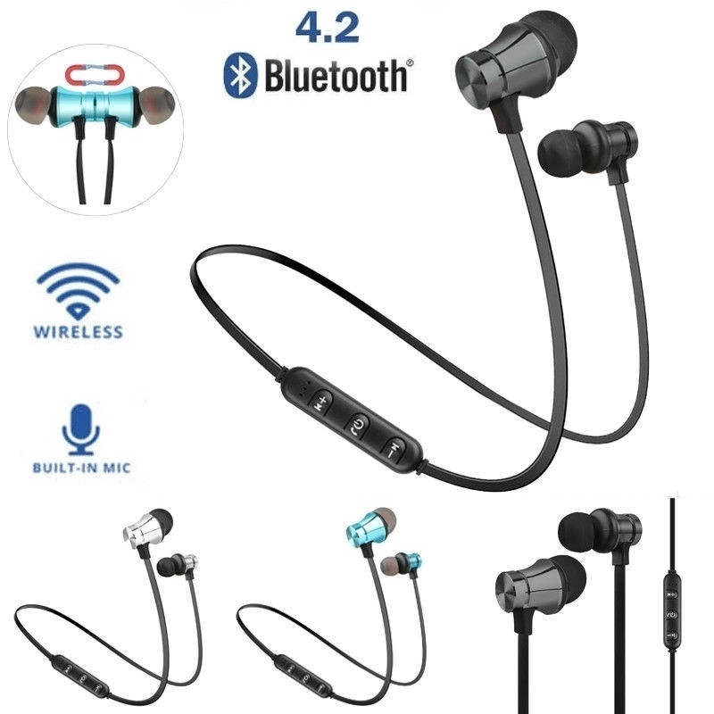 Tai nghe Bluetooth tích hợp mic phong cách thể thao | BigBuy360 - bigbuy360.vn