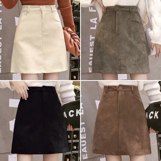 Chân Váy A Nhung Tăm có quần trong Thu Đông siêu hot