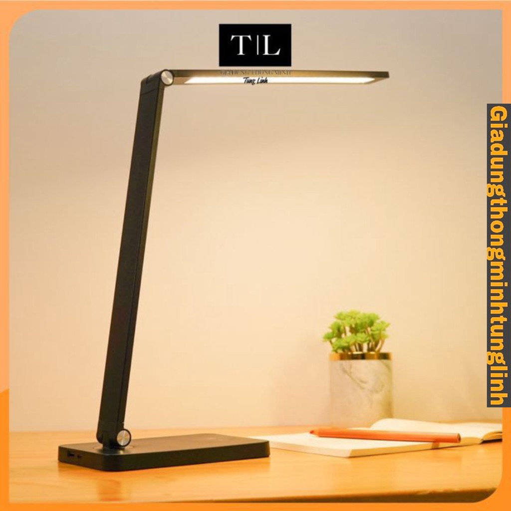 Đèn học, đèn làm việc đọc sách kèm Sạc Không Dây cảm ứng 🌞𝑭𝑹𝑬𝑬𝑺𝑯𝑰𝑷🌞 tiết kiệm năng lượng 5 chế độ đèn giúp bảo vệ mắt