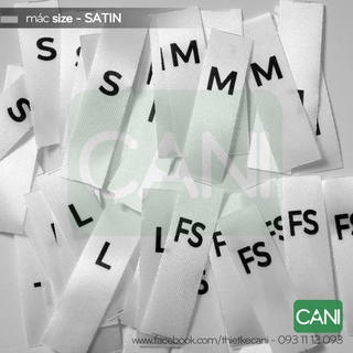 Mác size dệt_May quần áo_Cắt sẵn hoặc cuộn
