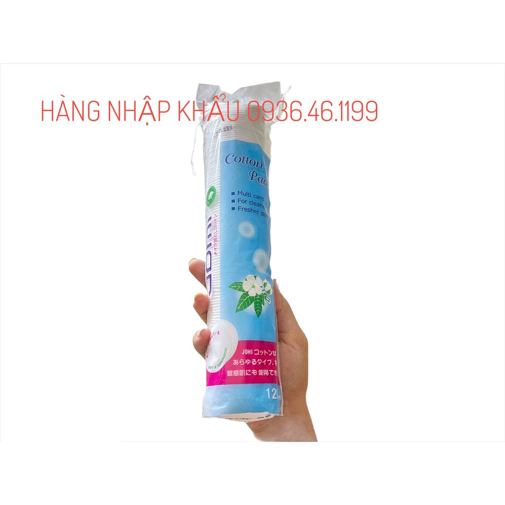 [NHẬT BẢN] Bông Tẩy Trang Cao Cấp Jomi Cotton Pads (Túi120 Miếng)