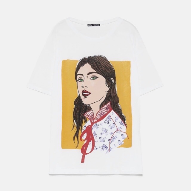 Áo phông zara auth new tag sezi s