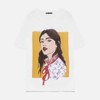 Áo phông zara auth new tag sezi s