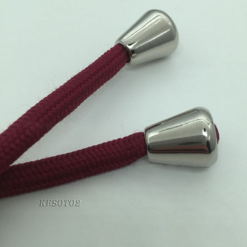 Set 20 Khóa Dây Rút Bằng Hợp Kim Kẽm Màu Bạc Kesoto2