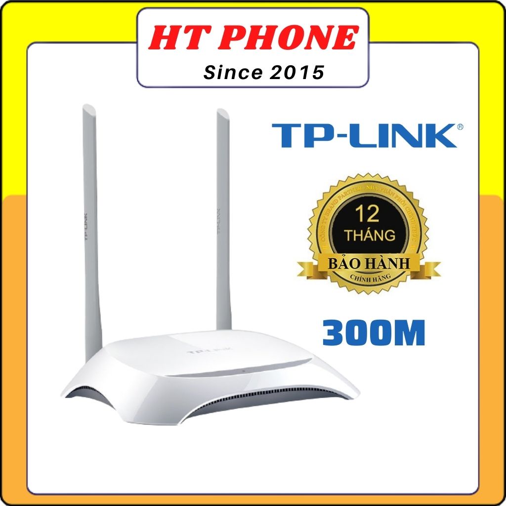 Router modem bộ phát cục phát wifi tp link 2 râu 842N 300Mbps chính hãng TP02