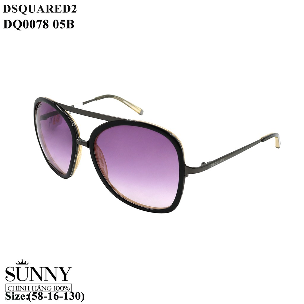 (Hàng chính hãng) Kính mát nam nữ Dsquared2 DQ0078 màu sắc thời trang