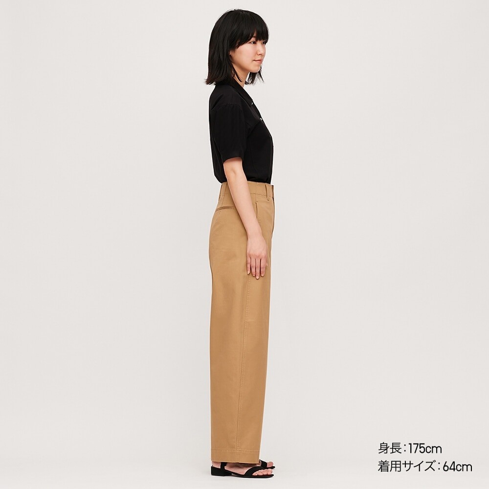 Quần kaki nữ ống đứng dòng U thời trang, năng động của UNIQLO - Nhật Bản