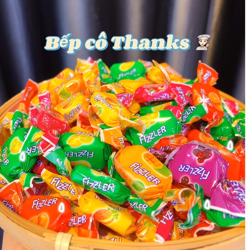 1 Túi kẹo mềm hương trái cây Fizzler bịch 250g mix đủ vị - Bếp cô Thanks