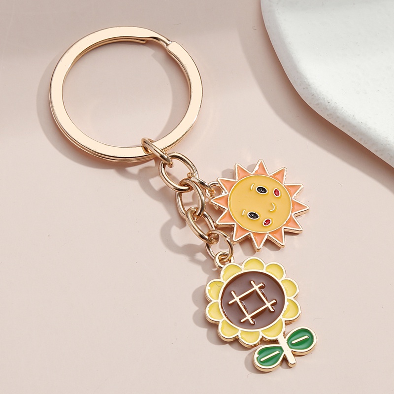 Móc Khóa Hình Hoa Hướng Dương Dễ Thương