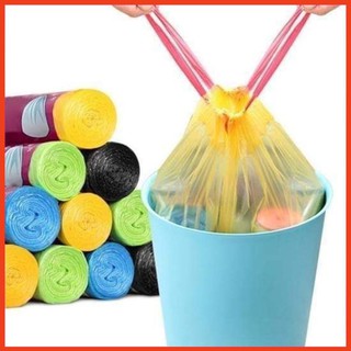 CUỘN TÚI RÁC SINH HỌC CÓ DÂY RÚT (15 TÚI/CUỘN)