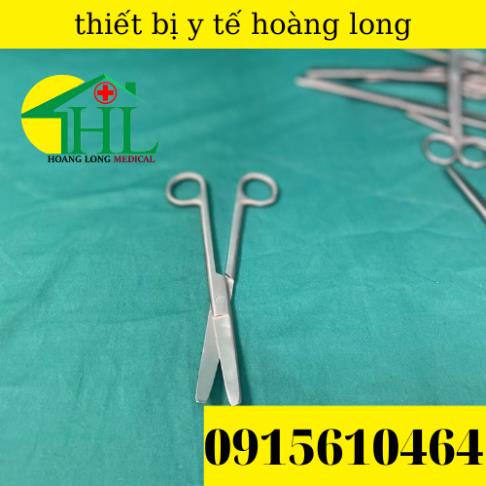 Kéo Y Tế , Kéo Cong 2 Đầu Tù 18cm Sắc Bén Hàng Loại 1 Pakistan