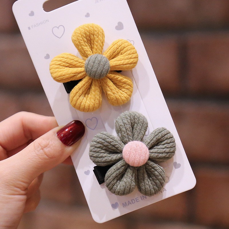 Kẹp tóc BB hình hoa xinh xắn cho bé gái