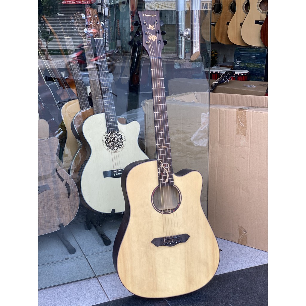 Đàn guitar acoustic đẹp giá rẻ [Tặng kèm phụ kiện]