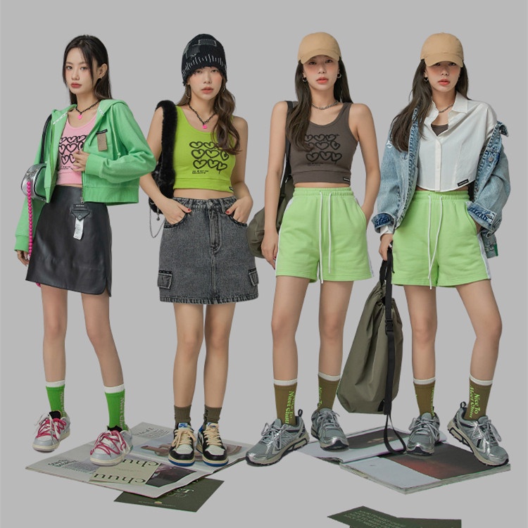 Áo Lửng Không Tay In Họa Tiết Thời Trang Mùa Hè Dành Cho Nữ