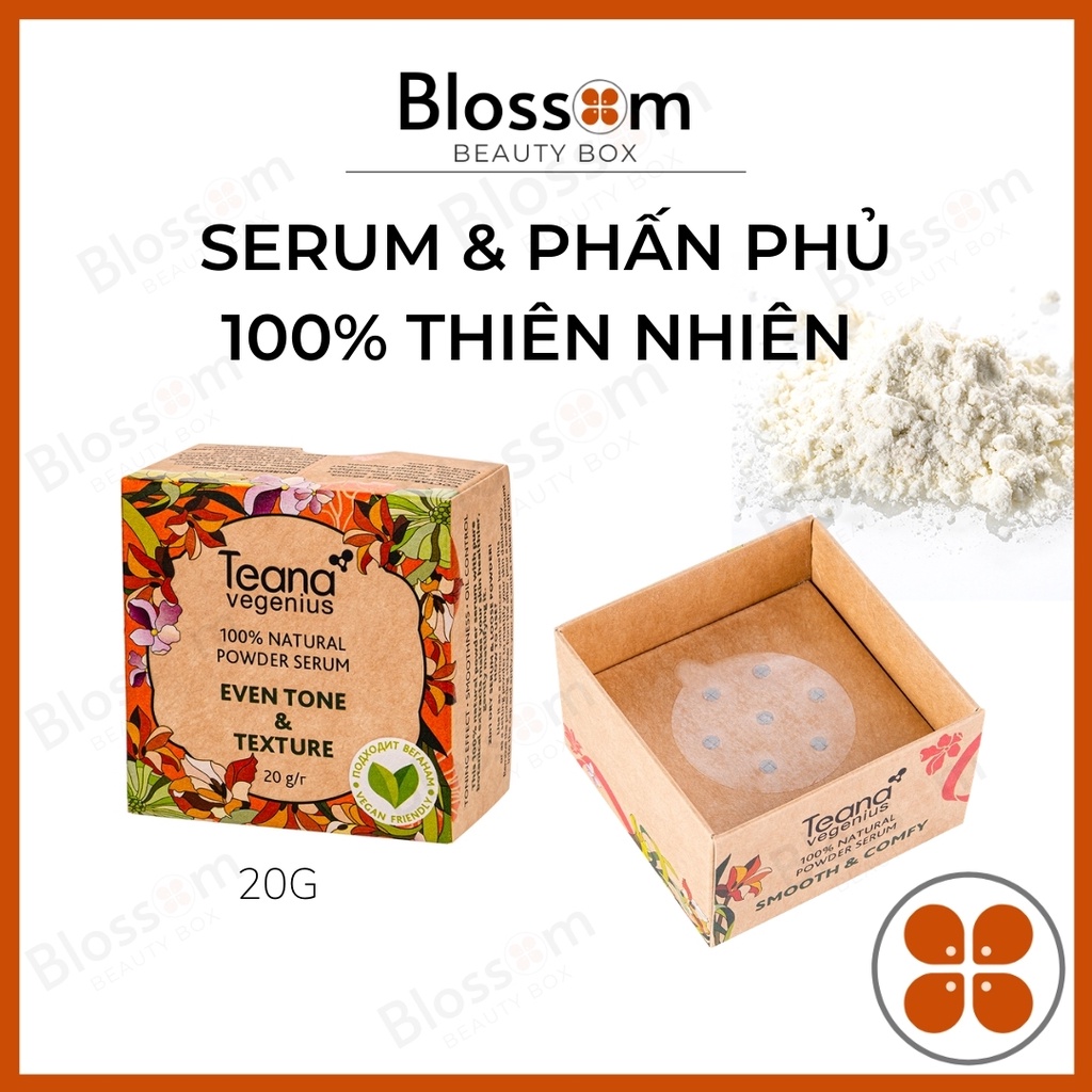 Phấn phủ kiêm dưỡng da Teana Powder Serum