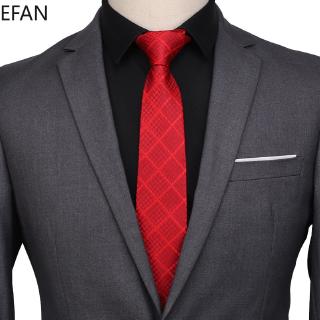 Cà Vạt 8cm Họa Tiết Sọc Caro Đỏ Đen Xám Bầu Trời Xanh Dành Cho Nam