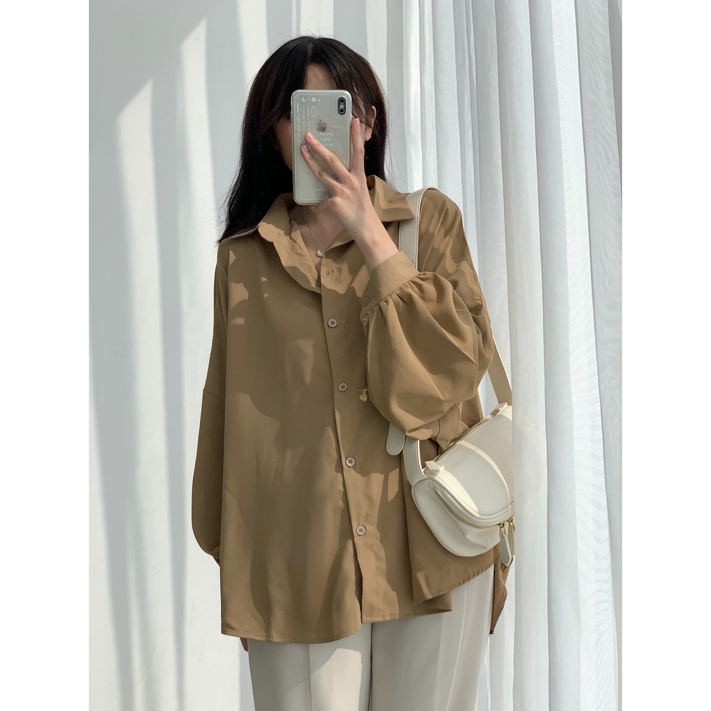 Áo sơ mi tay bồng đuôi tôm A2201 SUSTORE